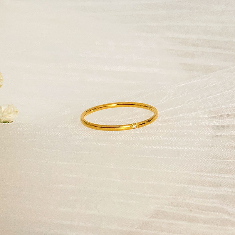 Diamond Light Luxury Minority Index Finger Tail Tide Rings