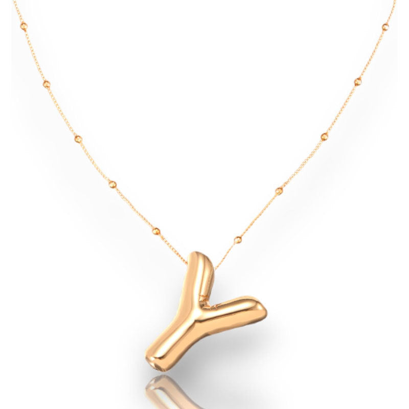 Glossy Letter Copper Popular Accessory Exquisite Necklaces