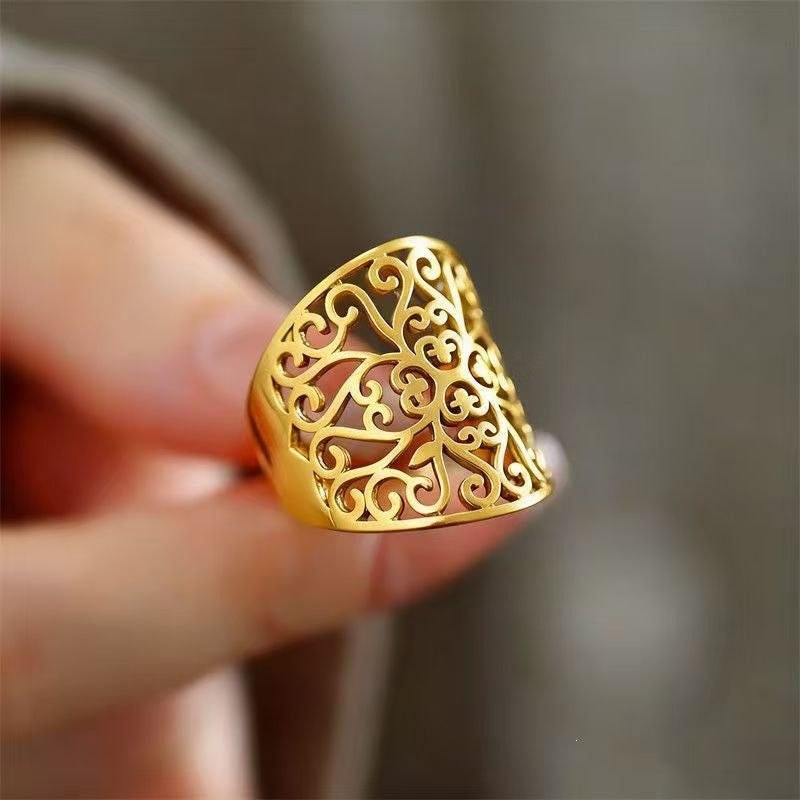 Korean Artistic Adjustable Index Finger Little Rings
