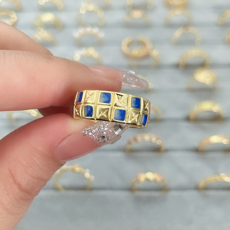 Flower Fashion Personalized Opening Adjustable Index Finger Rings