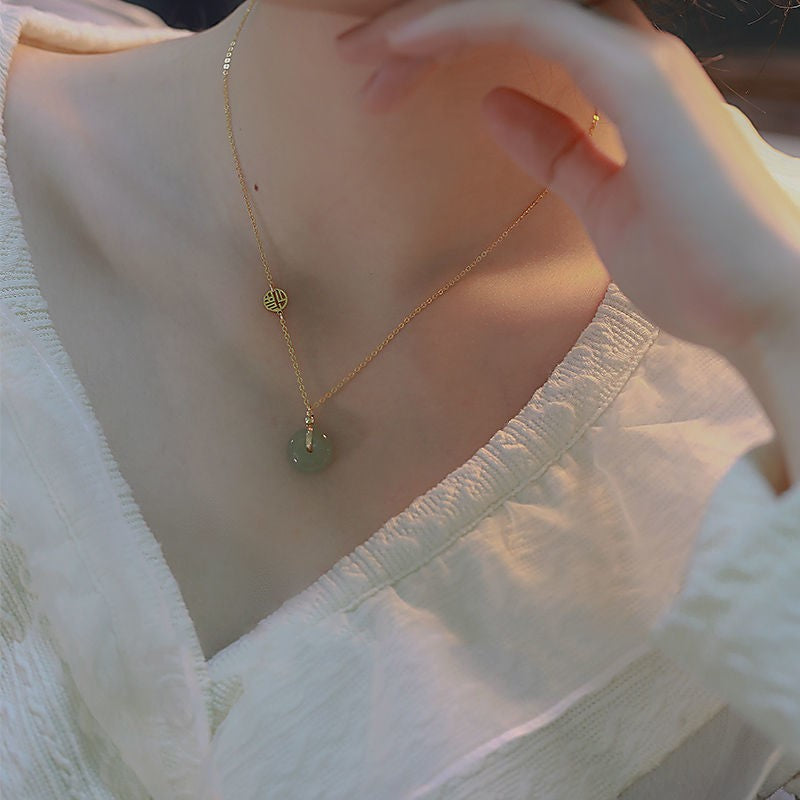 Jade Female Clavicle Chain Summer Cold Necklaces