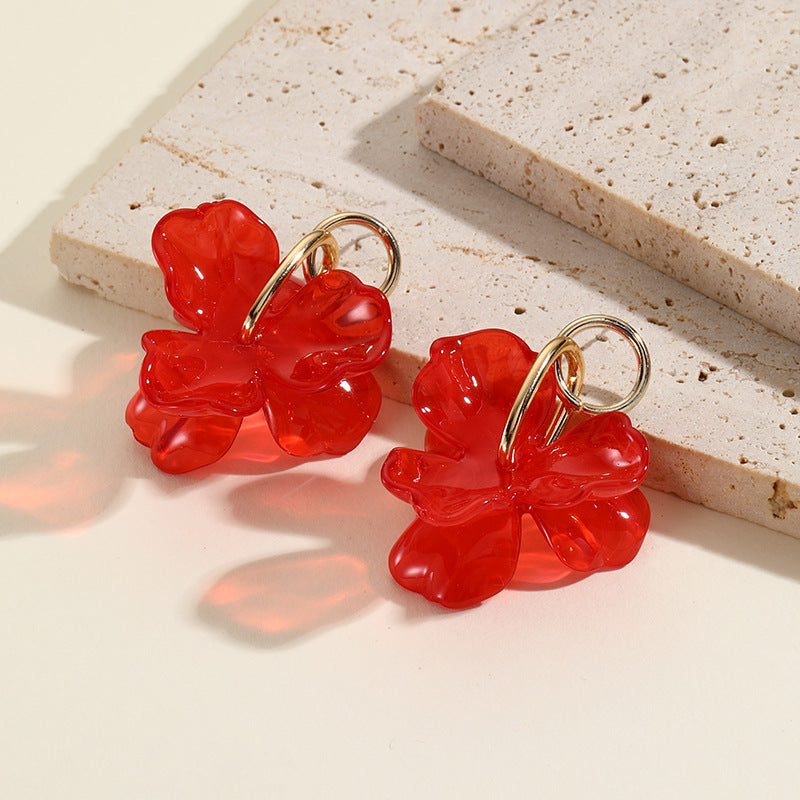 Women's Fashion Handmade Butterfly Shape Multicolor Earrings