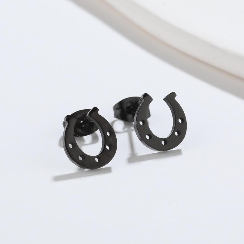 Women's Ornament Simple Fashion U-shaped Personalized Horseshoe Earrings