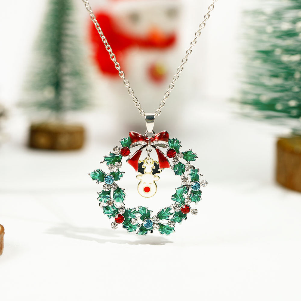 Christmas Diamond Garland Popular Sweater Chain Necklaces
