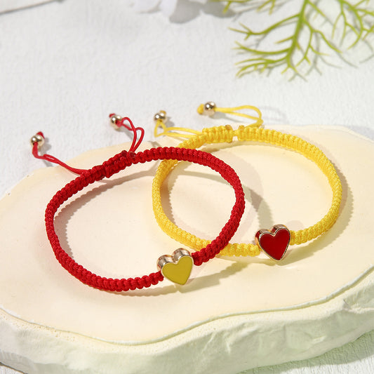 Simple Handmade Woven Adjustable Surfer Carrying Bracelets