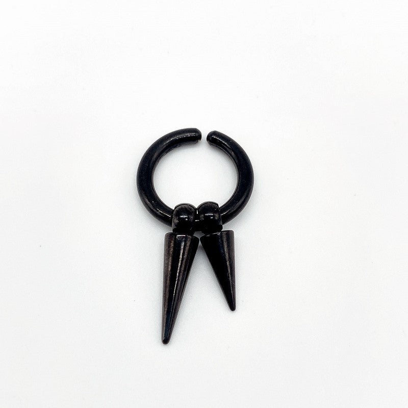 Spring Ear Clip Male Tassel Female Earrings