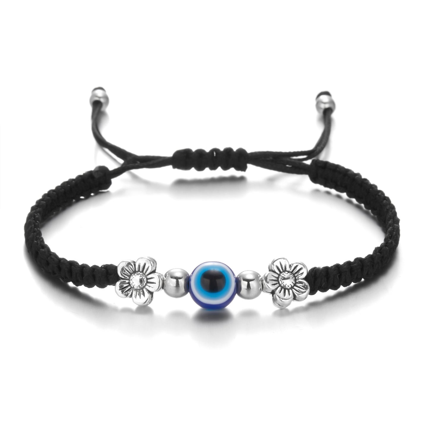Women's Evil Eye Palm Blue Red Rope Bracelets