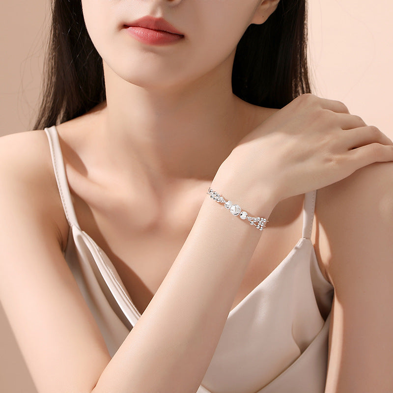 Women's Sterling Sier Light Luxury Minority Design Bracelets