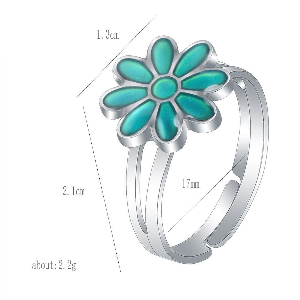 Fashion Personality Boys Polar Bear Mood Rings