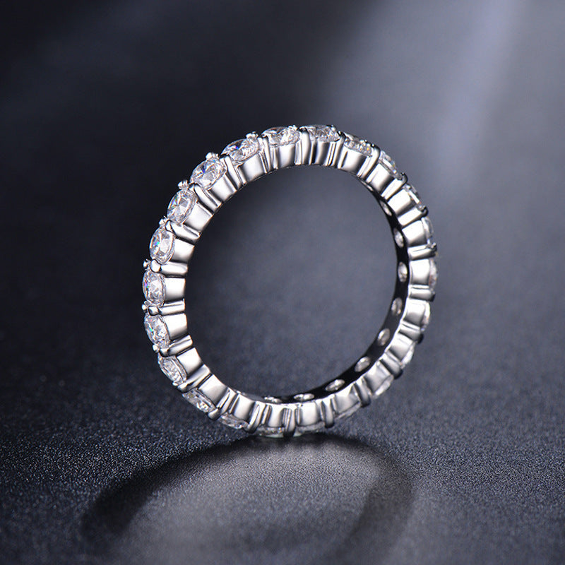 Full Diamond Micro Rhinestone Joint Hand Rings