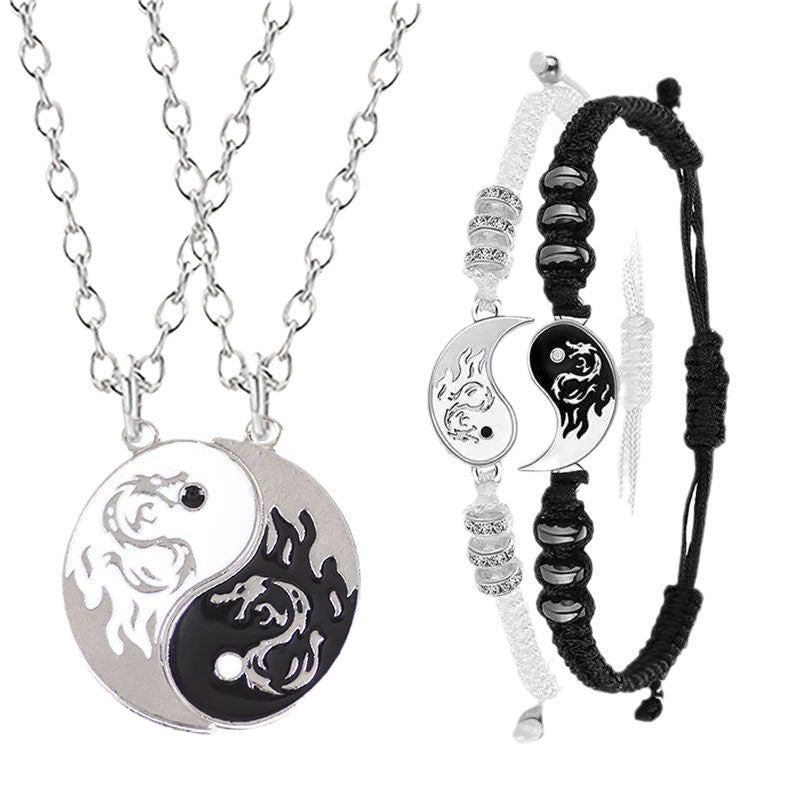Creative Dragon Tai Gossip Totem Stitching Pendants