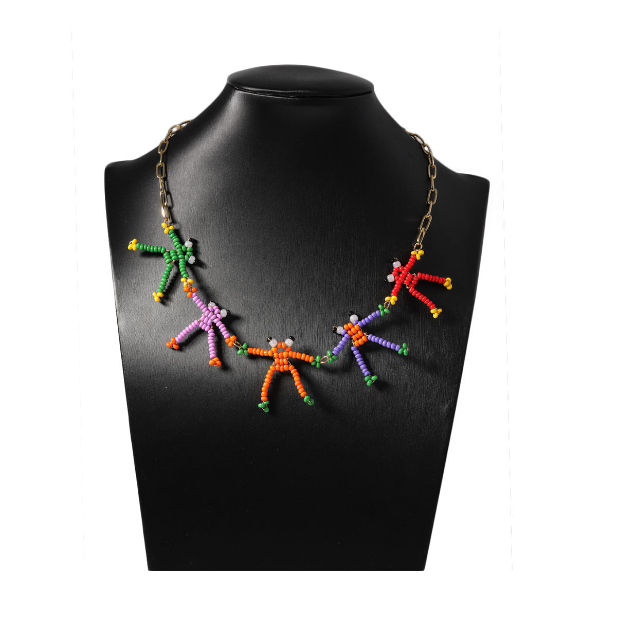 Korean Style Niche Creative Design Hand-woven Frog Necklaces