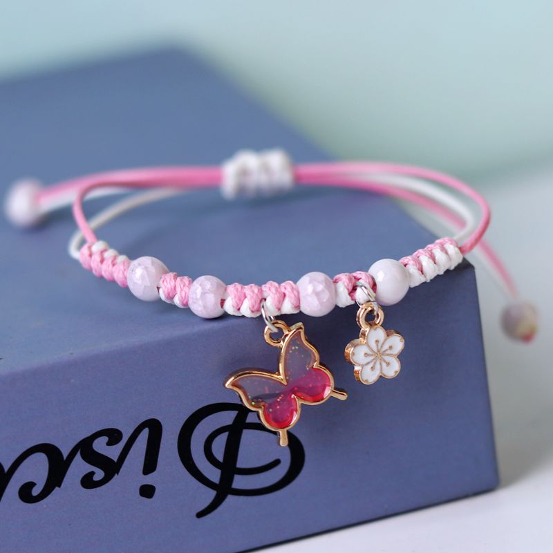 Personality Butterfly Flower Female Girlfriend Gifts Bracelets