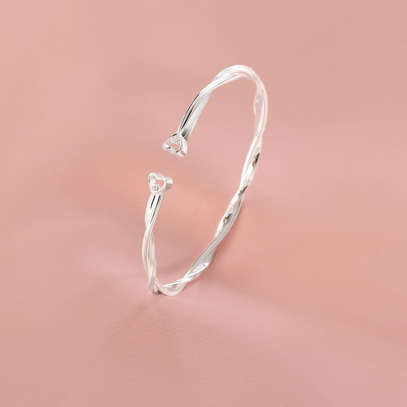 Mobius Strip Couple Pair Of Solid Gift For Boyfriend Or Bracelet