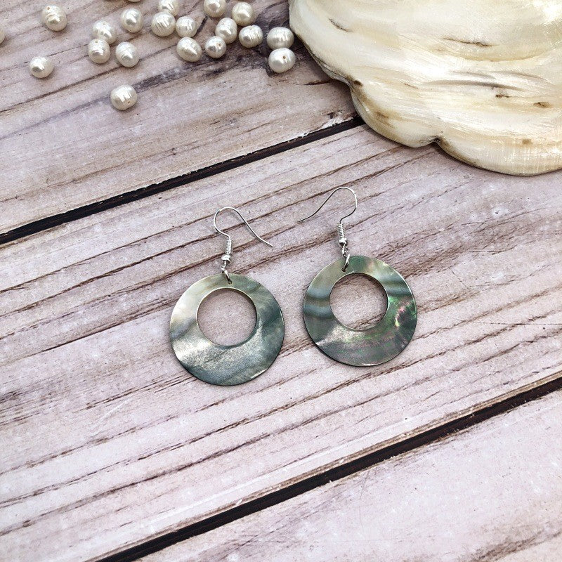 Natural Simple Shell Fashion Grandeur Personality Earrings