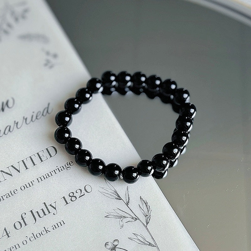 Purple Crystal Female Pliable Temperament Rosary Decompression Hand Bracelets