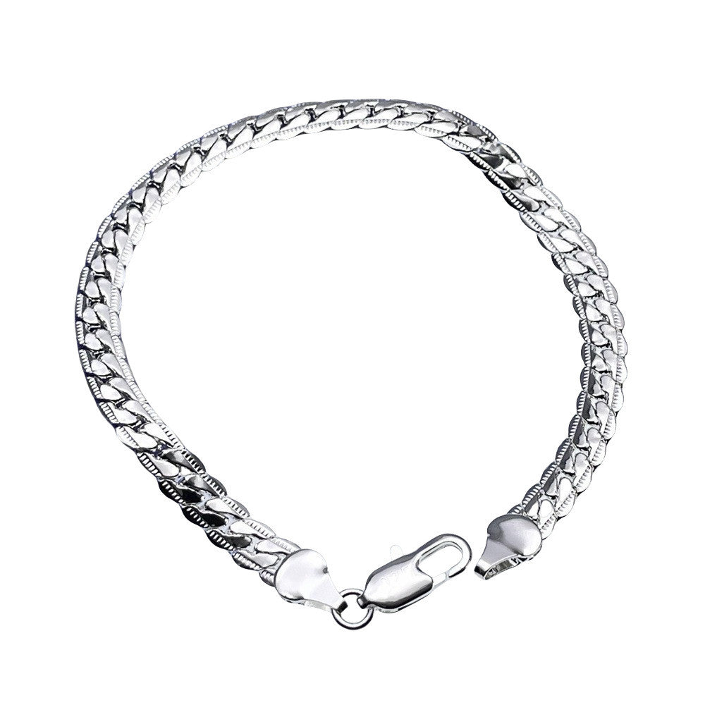 Jewelry Sier-plated Fashionable Exquisite Lace Side Bracelets