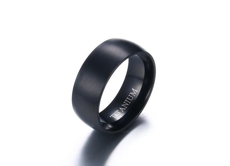 Men's Classic Titanium Ornament Fashion Black Bracelets