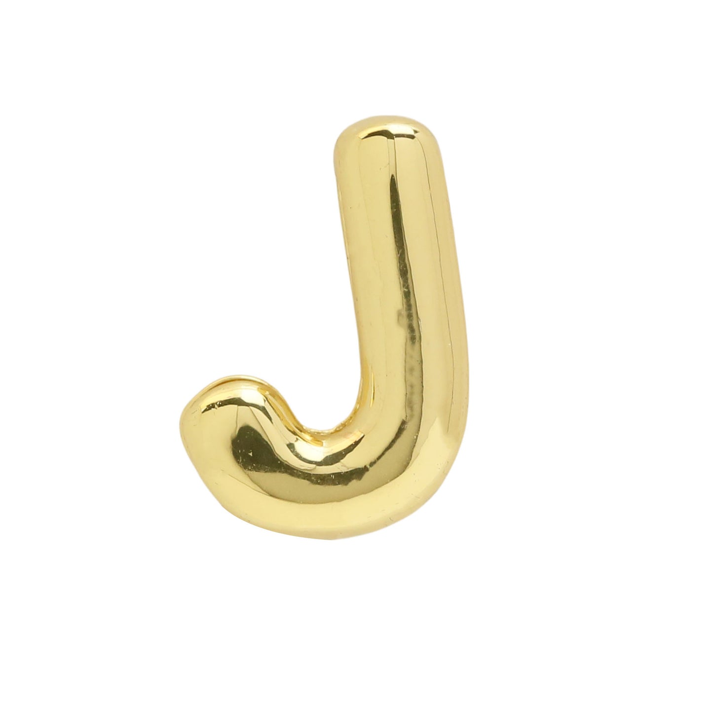 Golden Chubby Balloon Bubble Glossy Letter Bracelets