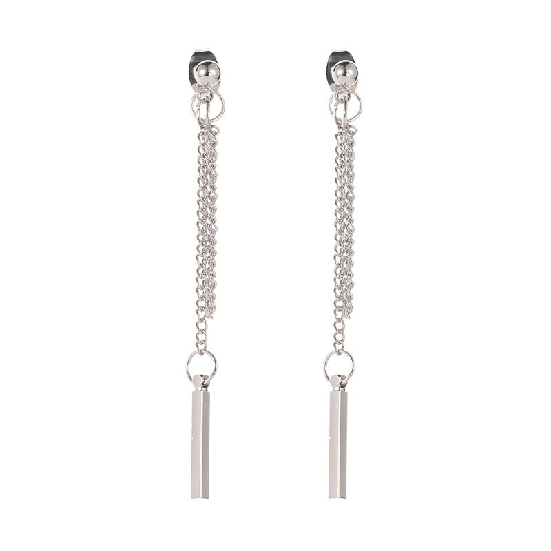 Long Fringe Female Fashion Personality Chain Earrings