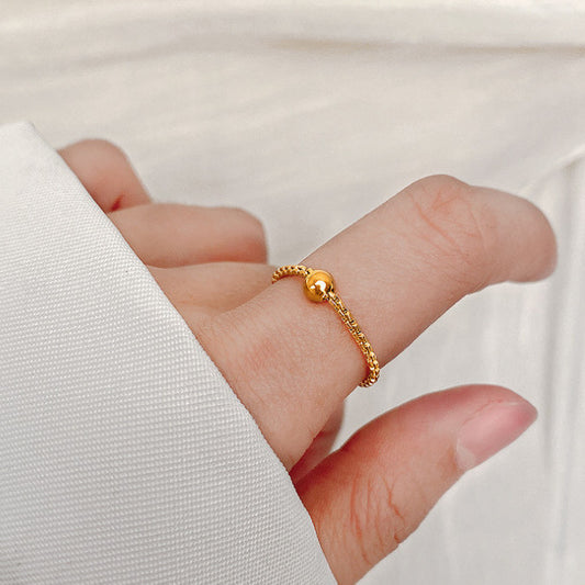 Life Lucky Beads Female Braid Rope Rings