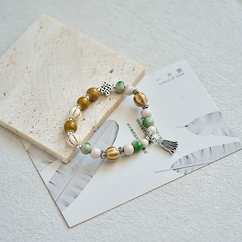 Ceramic National Style Beaded Tibetan Chinese For Bracelets
