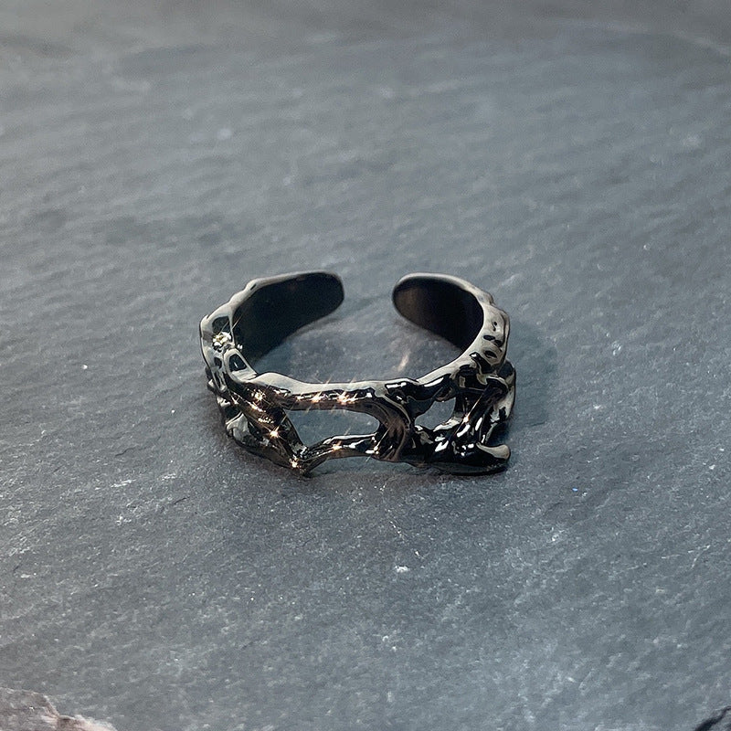 Asterism High Sense Dark Style Female Trendy Rings