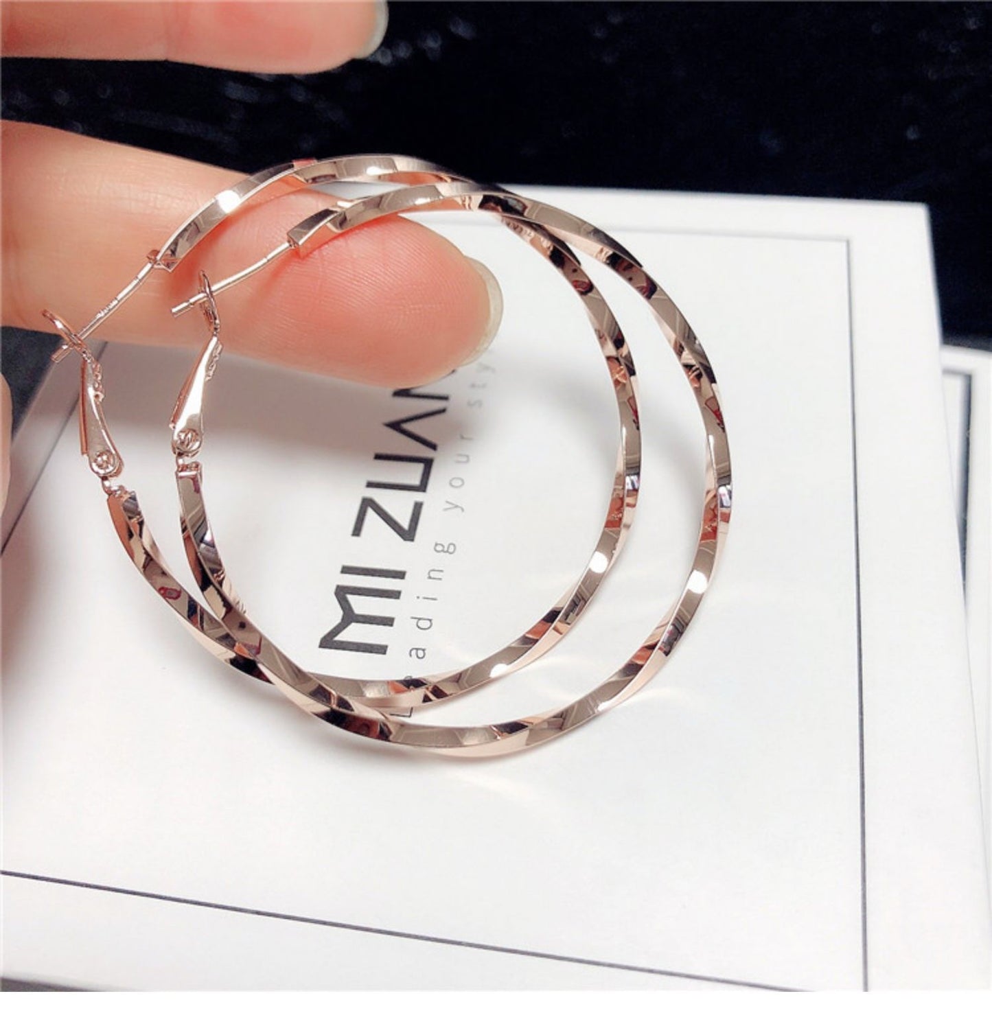 Women's Fashion High Profile Large Simple Graceful Earrings