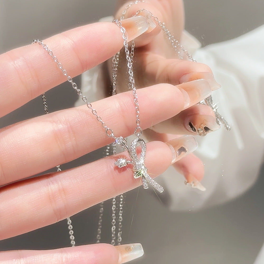 Women's Zircon Light Luxury Exquisite High Sense Simple Necklaces
