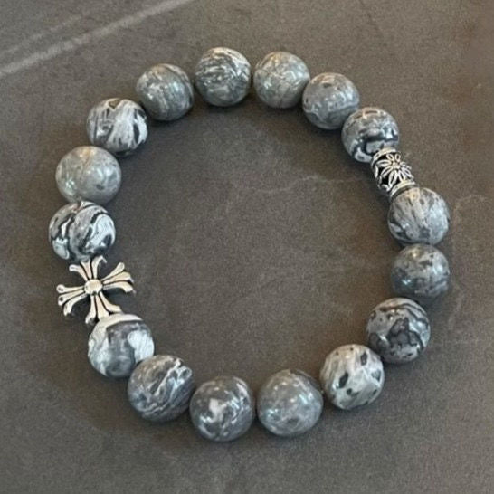 Women's & Men's Retro Black Beaded Light Luxury Minority Bracelets