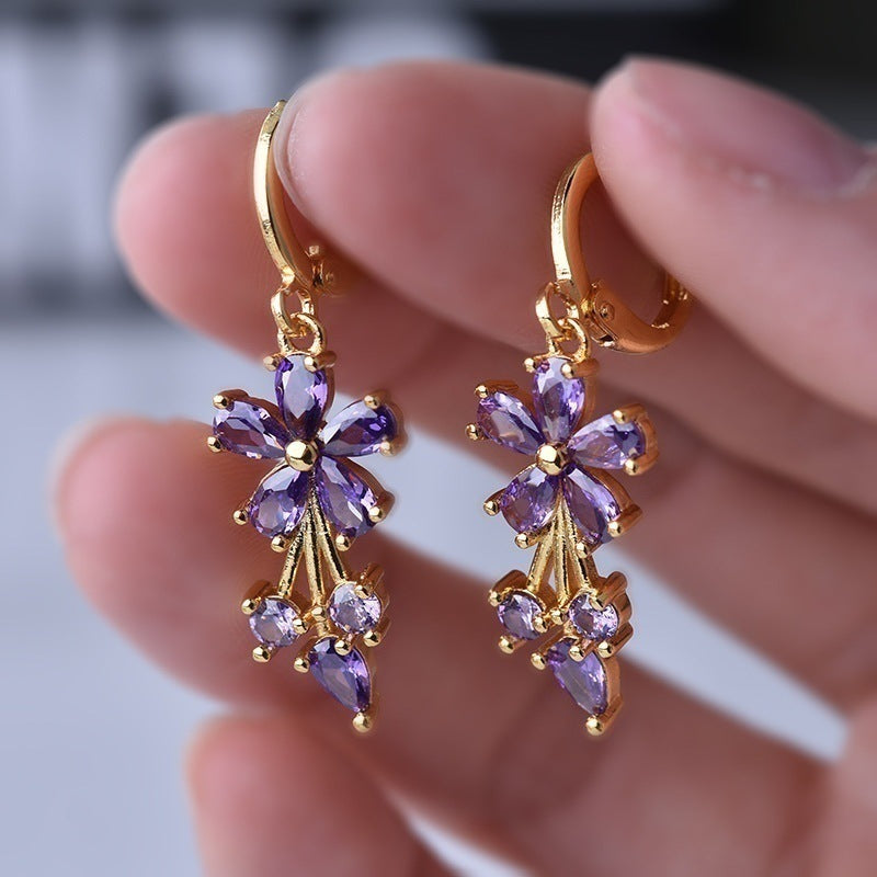 Stylish New Vintage Flower For Ladies Earrings