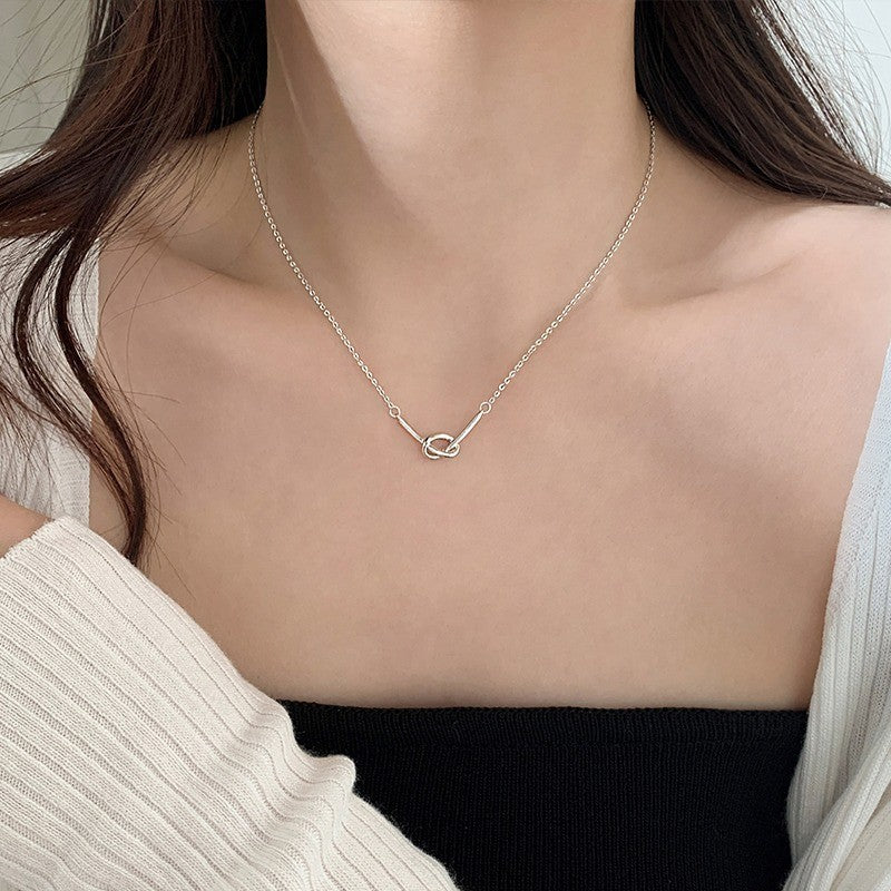 Jade Female Light Luxury Minority Clavicle Necklaces