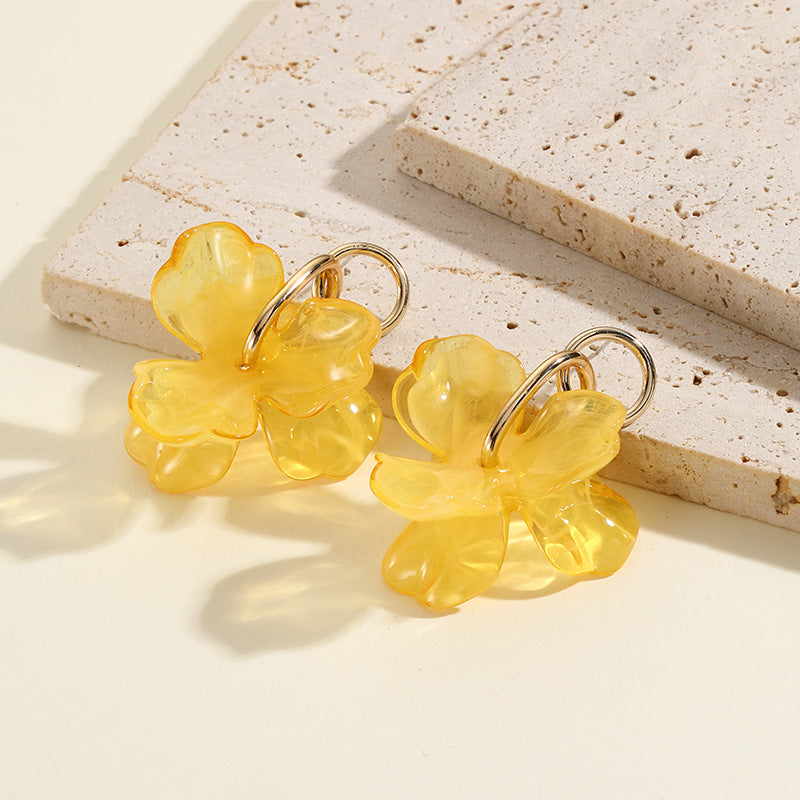 Women's Fashion Handmade Butterfly Shape Multicolor Earrings