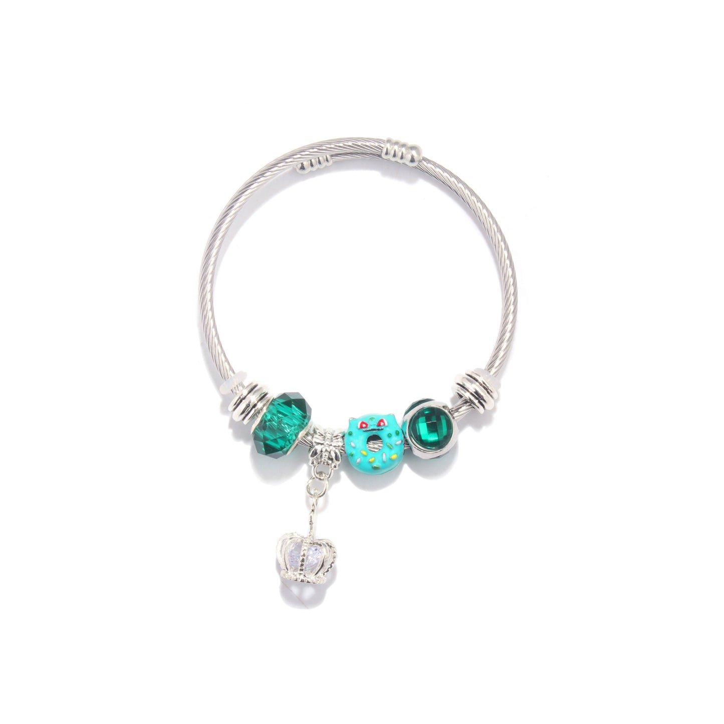 Cute Fresh Crown Beaded Fashion Beautiful Bracelets