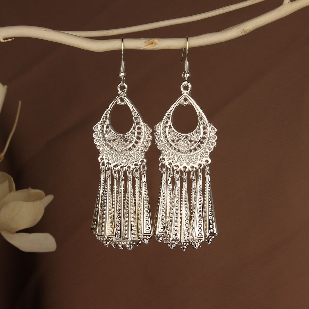 Chinese Style Retro National Miao Sier Earrings