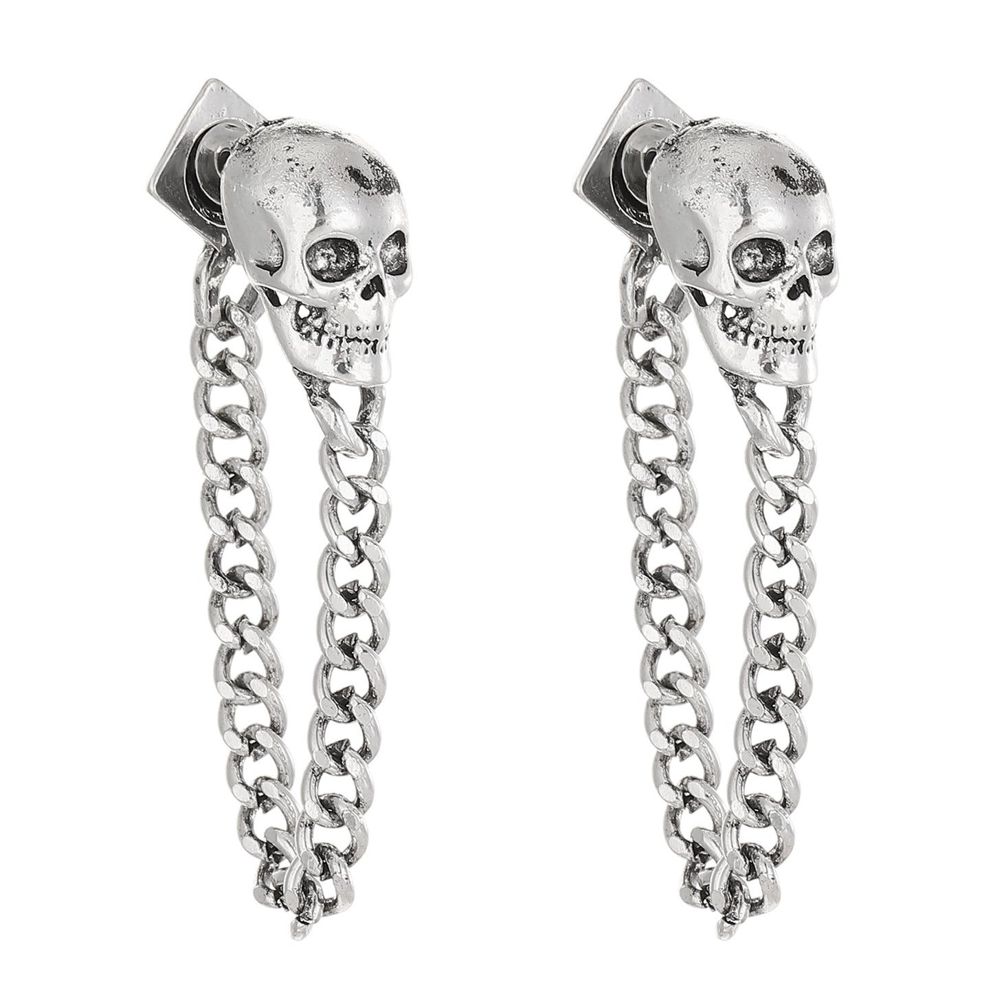 Chain Distressed Retro Aloofness Style Sweet Earrings