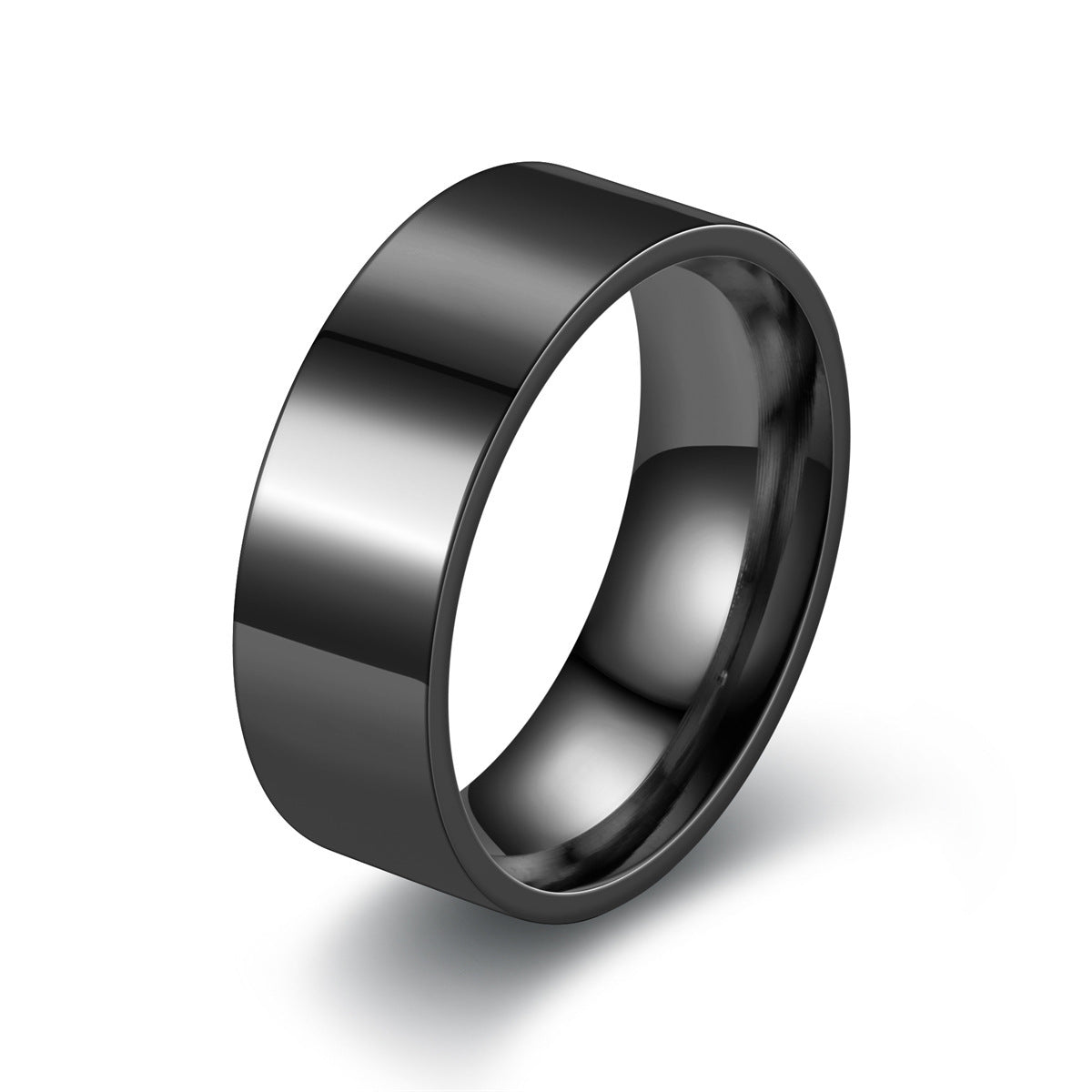 Inner Ball Outer Flat Can Carve Writing Rings