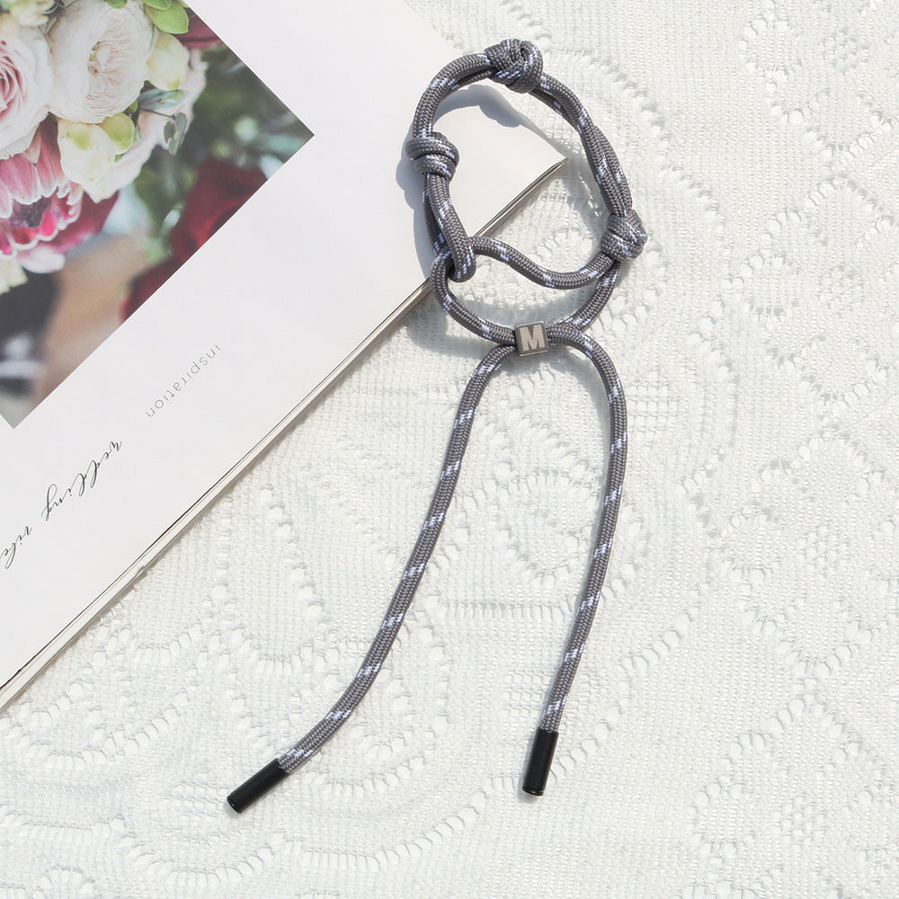 Rope Nylon Color Stylish Adjustable Polyester Bracelets