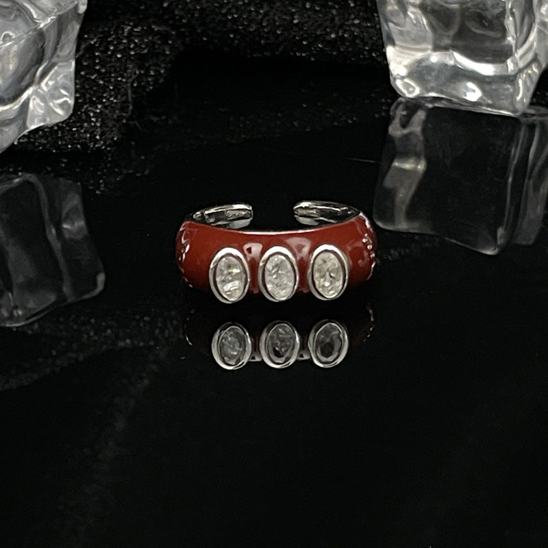 Face Female Cold Style Hot Sweet Cool Rings