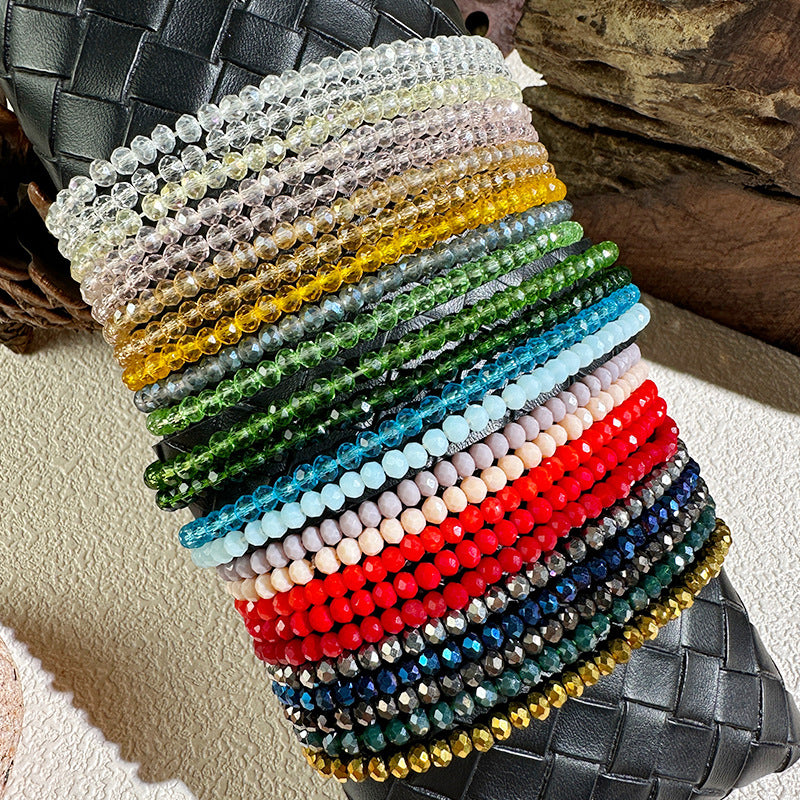 Women's Crystal Suit Bohemian Twin Elastic For Bracelets