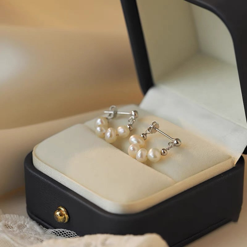 Pearl Elegant High Sense Special Interest Versatile Earrings