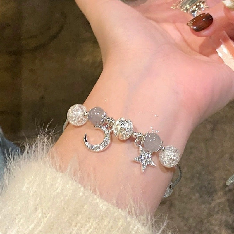 Moon Glazed Female Design Simple High Sense Versatile Bracelet