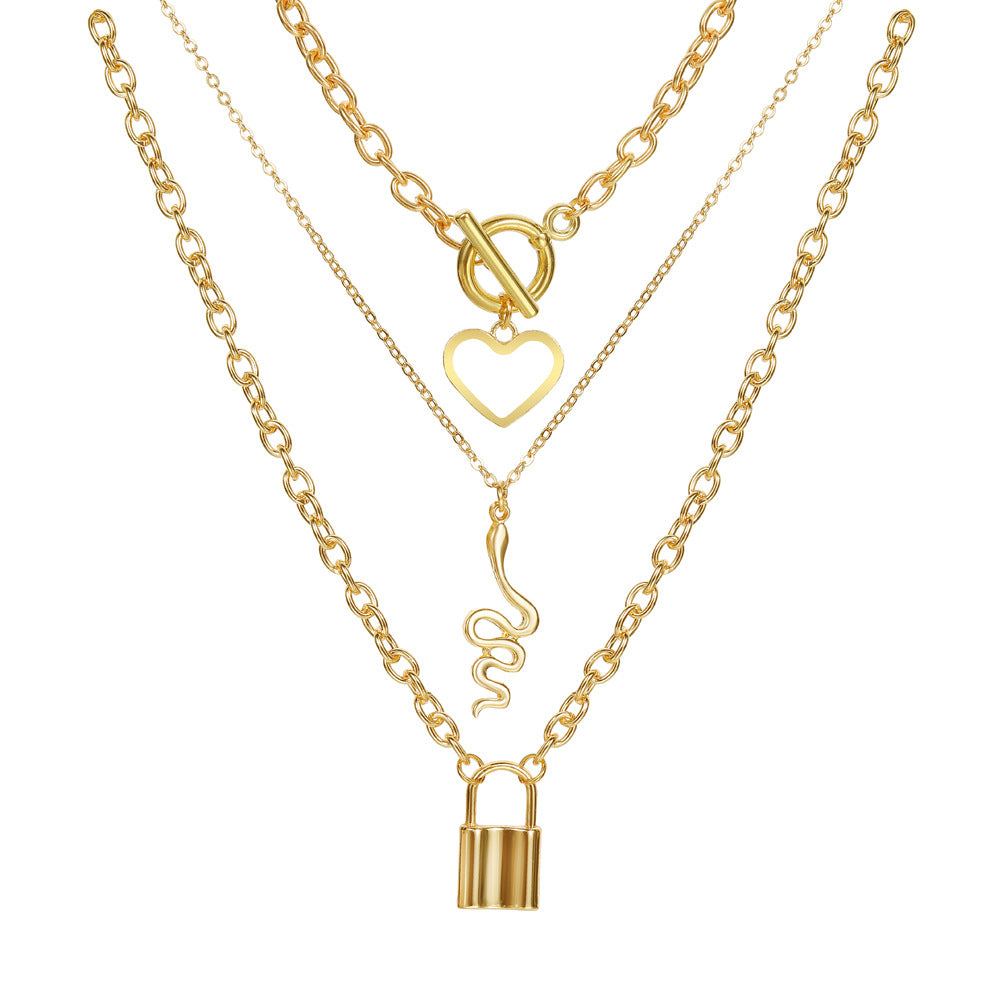Hip Hop Retro Personalized Fashion Design Necklaces