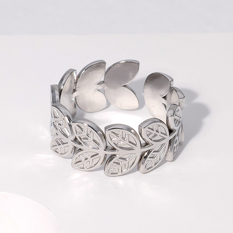 Titanium Steel Open-end Female Adjustable Index Rings