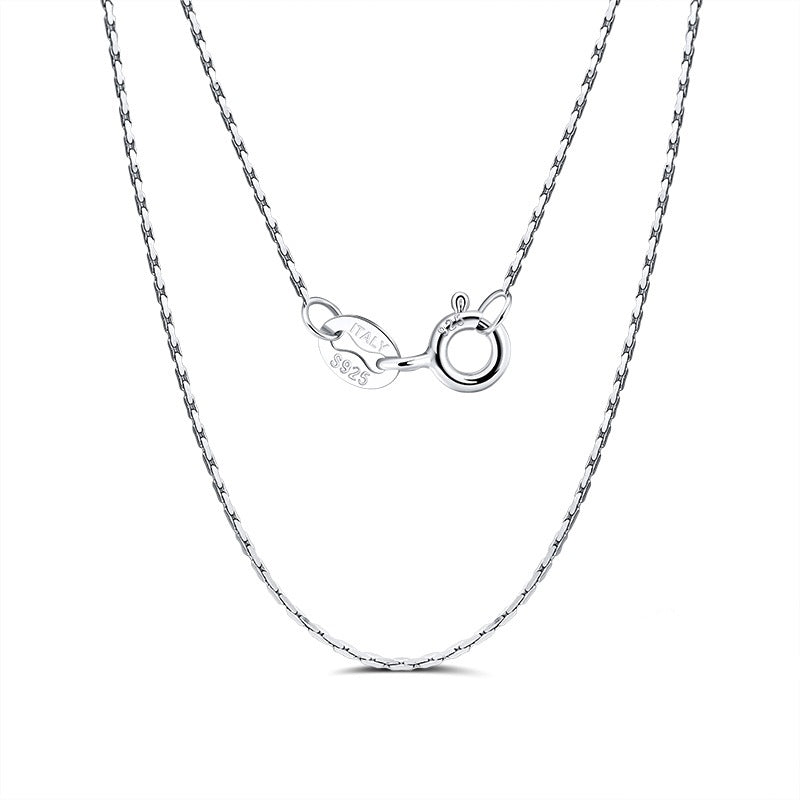 Sier Choker Cuban Link Chain Car Necklaces