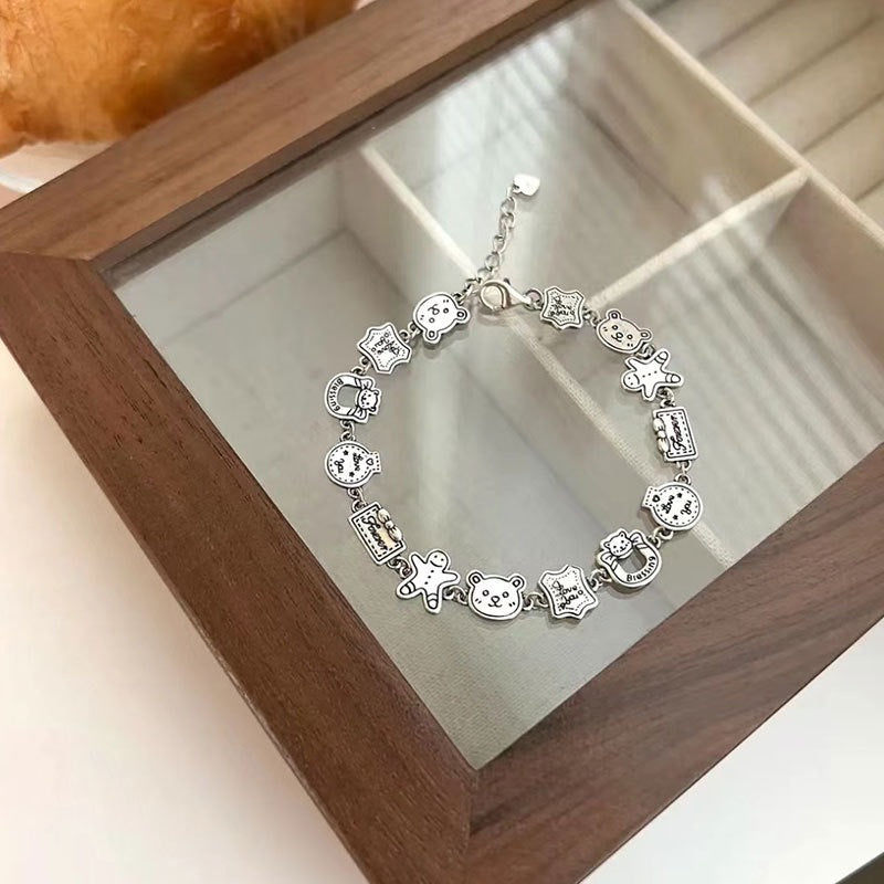 Little Bear Cartoon Minority Fashion High Bracelets