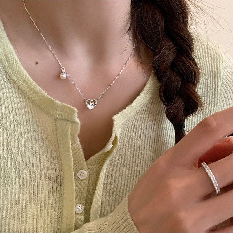 Jade Female Light Luxury Minority Clavicle Necklaces