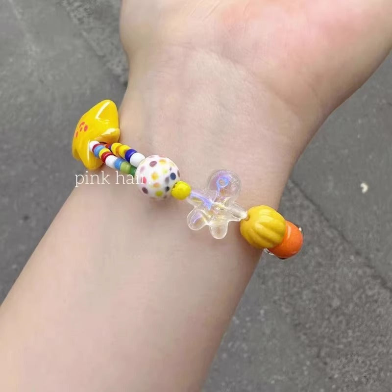 Dopamine Beaded Cute Primary School Girlfriends Bracelets