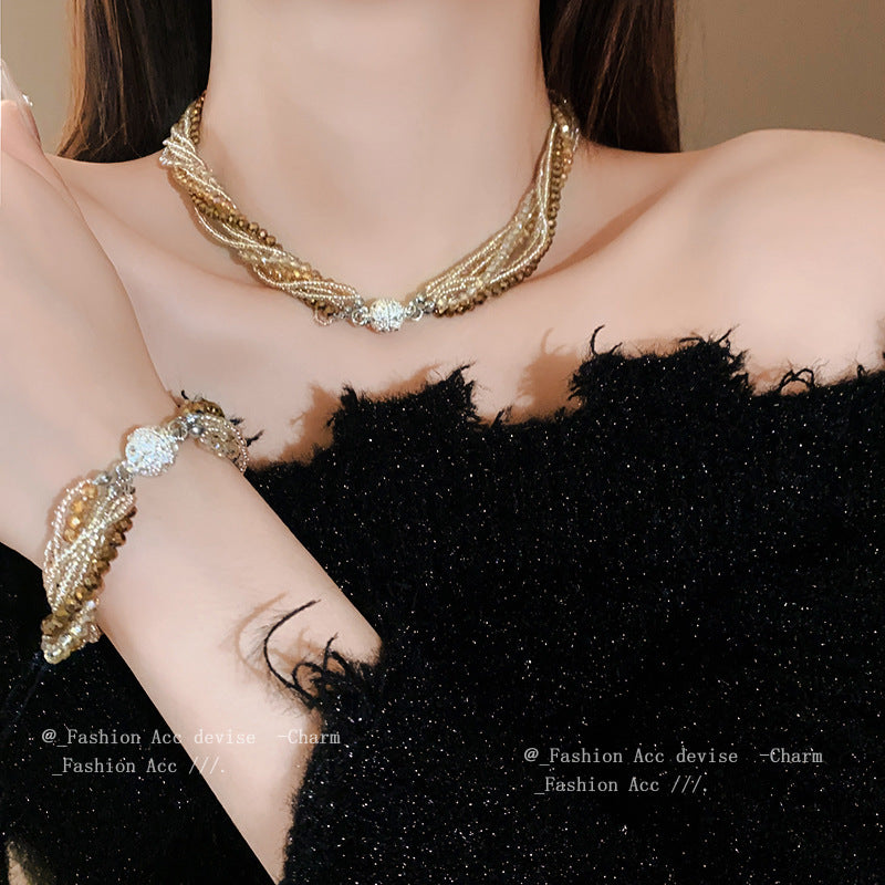 Winding Crystal Bohemian Minority Personality Fashion Bracelets