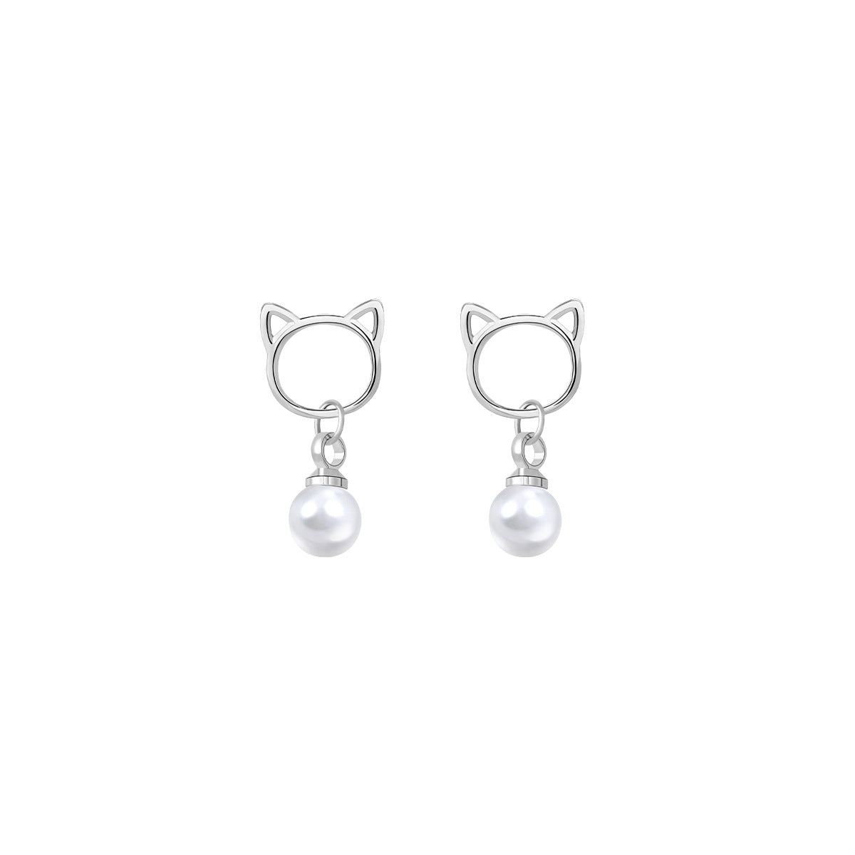 Steel Gold Ear Bone Korean Style Earrings